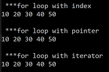 3 C++ For Loop Implementations