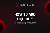 Creating liquidity on Pancakeswap BRNG/BNB