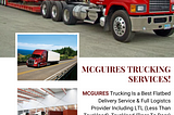 Trucking Manhattan — McGuires Trucking Services