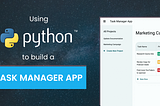 A Task Manager App Built with Python