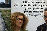 Personal de la brigada y de la limpieza de Navás