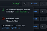 Sign your commits on Github
