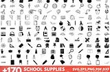 Free School Supplies SVG, Teacher SVG Bundle, Back to School SVG, Teacher School Supplies svg, Teacher svg, School Kit Svg, Cut Files for Cricut