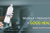 Exercise, Natural Water and Good Workout is the perfect combination for a Healthy Lifestyle.