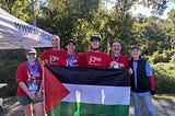 The Iqraa team at the finish line (Photo by Kirk Campbell, with permission, Sep. 2024).