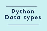 Python Data Types