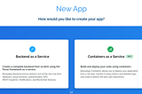 Mencoba Container Service Back4App