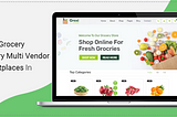 Top 5 grocery delivery multi vendor marketplaces in India