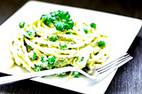 Cuisine — Italian — Instant Pot Linguine with Pesto and Peas