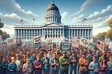 Vape Shop Owners Protest Utah Flavored Vape Ban Bill
