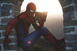 spiderman reading