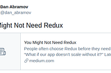 State management in React