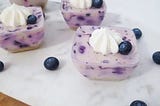 Blueberry yogurt bark/ice cream. Creamy and delicious! Done in no time! Easy, simple, healthy dessert or snack!