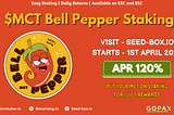 Bell Pepper Staking — The Next Big Opportunity on Seed-Box.io!