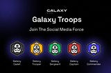 أهلاً بكم في Galaxy Troops: قوة وسائل التواصل الاجتماعي.