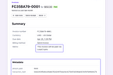 Stripe invoice with metadata from Loop Crypto.
