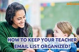 Teacher Email List