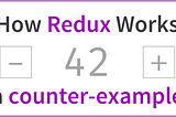 How Redux Works: A Counter-Example