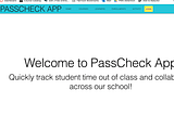 ‘Bespoke’ Hall Pass App with Rails API