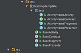 Android Studio MVP Template Google Architecture