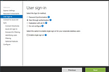 Configuring Pass-Through Authentication in Azure Active Directory through the AAD Connect Wizard