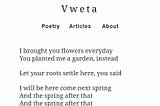 THIS IS NOT A TRIBUTE TO VWETA