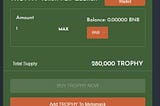 Prize Stake Protocol Token PancakeSwap Launched Nomics Listed 280k Total Supply