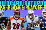 NFL Wildcard Saturday — Picks, Plays & Playoff Sim!