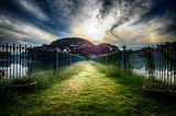 An unkempt pathway