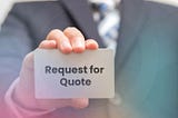 Steps to Processing the Request for Quote (RFQ) Document