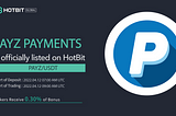 Payz Hotbit Listing Announcements