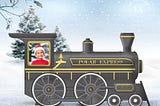 Polar Express Photo booth Cutout, Snow Train, Christmas Home Decor, Christmas Train Cutout, Christmas Train Yard Sign, Train Ornament, Decor