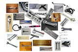 A montage of images, all of various types of wrenches