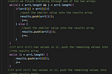 JavaScript 101: mergeSort(array)