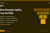 Cómo Amazon aplica la Ley de Hick