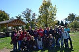 The author surrounded by other student leaders of various Circle K International service clubs in the early 2010s.