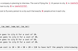 Leet Code: Two City Scheduling