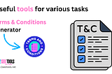 Terms & Conditions Generator for the Website