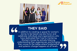 “They Said” with the 2025 The Working Lunch Honorees