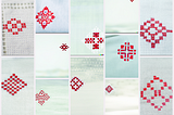 Reading AI Family Resemblances using Cross-Stitch Patterns