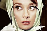 Portrait of a Audrey Hepburn
