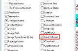 viewing integrity level