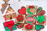 GINGERBREAD HOUSE Exploding Box SVG | Istant Download | Christmas Svg Project for Cricut, Scanncut, Silhouette | Exploding Box svg