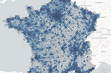 l’Hexagone in hexagons: Uber H3 map