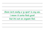 Hey Dr Sue — There Isn’t Really A ‘G-Spot’ In My Ass.