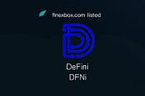 DFNi to be listed on Finexbox!