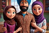 Turban Boy and Girl Family Love Image Free Download