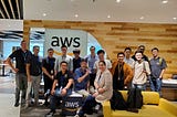 My team photo on AWS Singapore Office