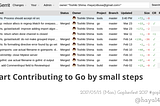 #gopherfest 2017 and Start contributing to #golang by small steps