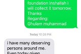 Reflections On Collecting Funds For Edhi Foundation